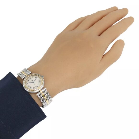 CARTIER PANTHERELM Watches Stainless Steel K18 yellow gold 1 row used - Picture 2 of 10